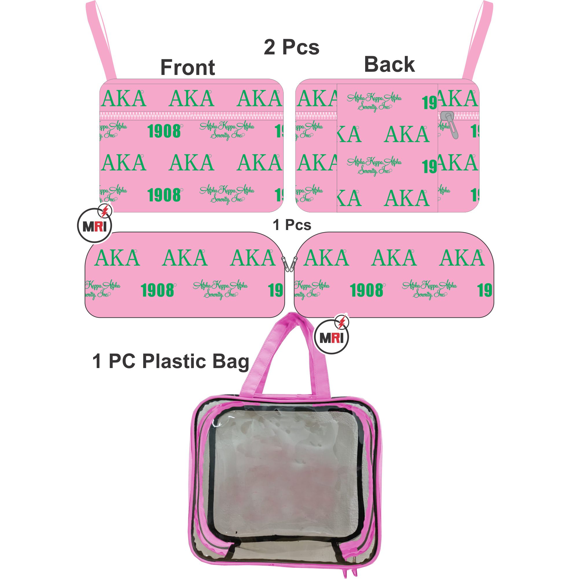 Alpha Kappa Alpha Stadium Bag Set