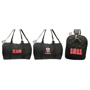 Kappa Alpha Psi Quilted Duffle Bag