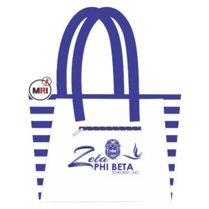 Zeta Phi Beta Sublimation Tote Bag