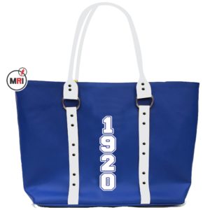 Zeta Phi Beta PU Leather Tote Bag