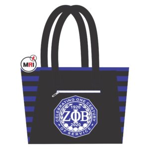 Zeta Phi Beta Sublimation Tote Bag