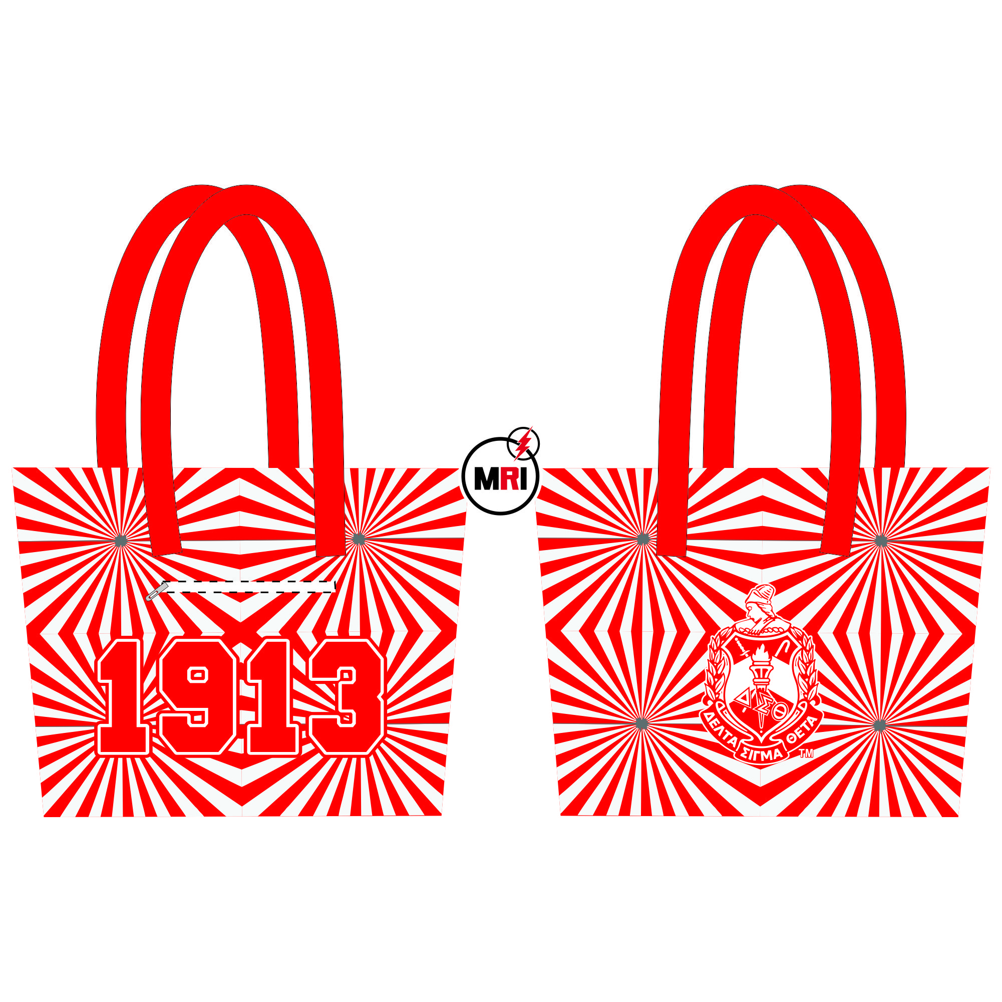 Delta Sigma Theta Sublimation Tote Bag