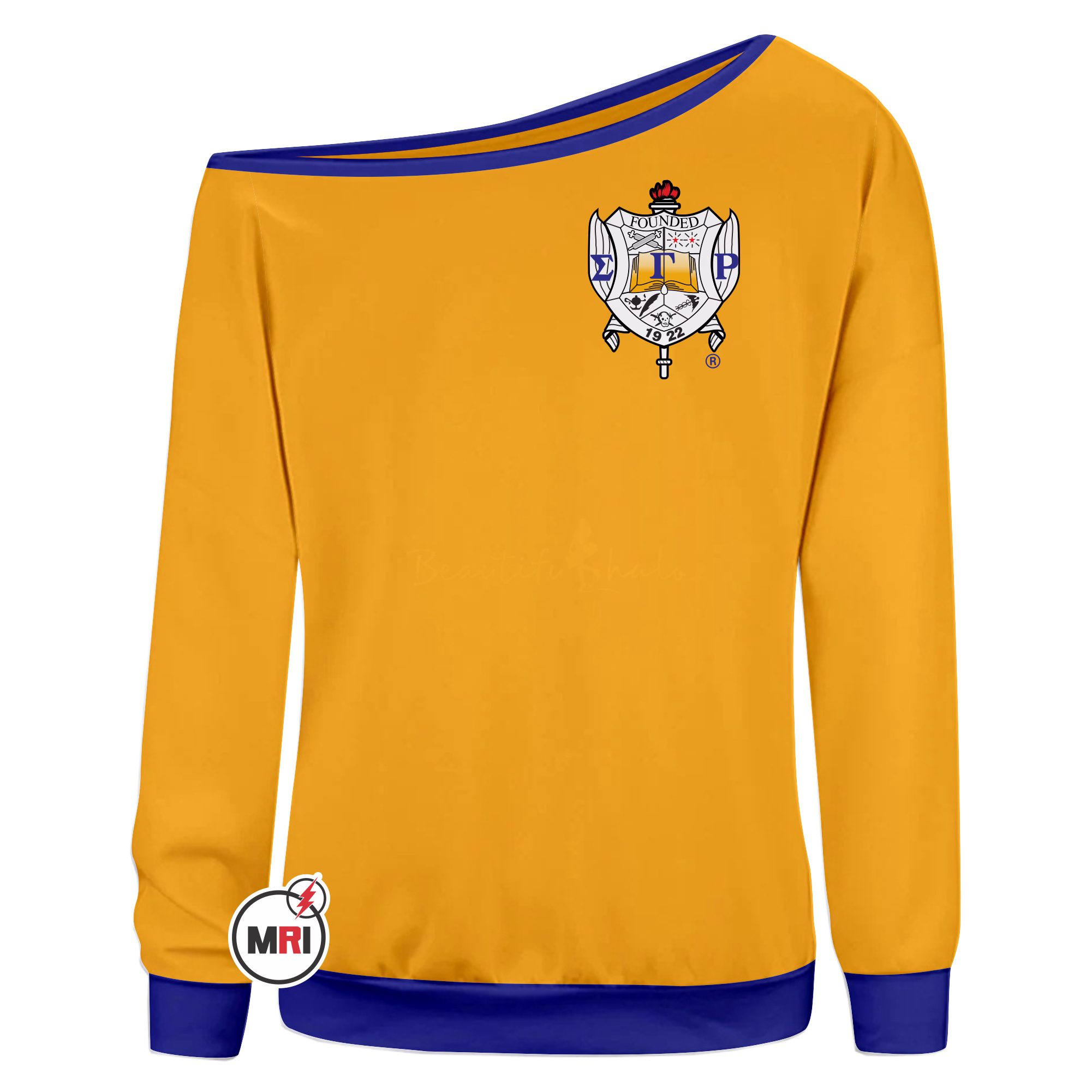 Sigma Gamma Rho Off Shoulder Sweatshirt