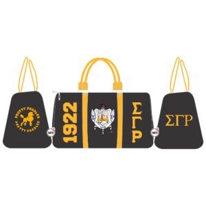 Sigma Gamma Rho Sublimation Duffle Bag