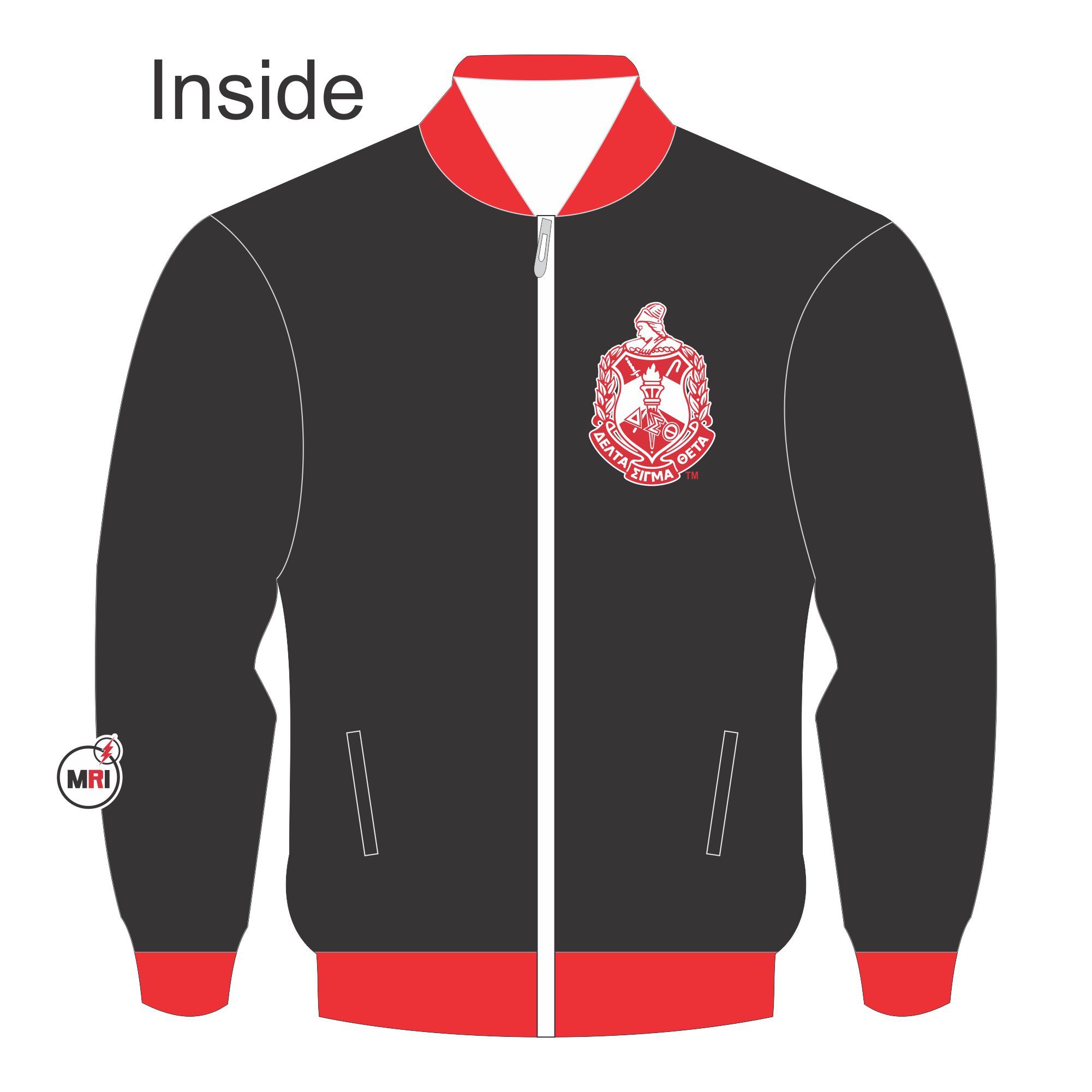 Delta Sigma Theta Puffer Reversible Jacket - Image 2