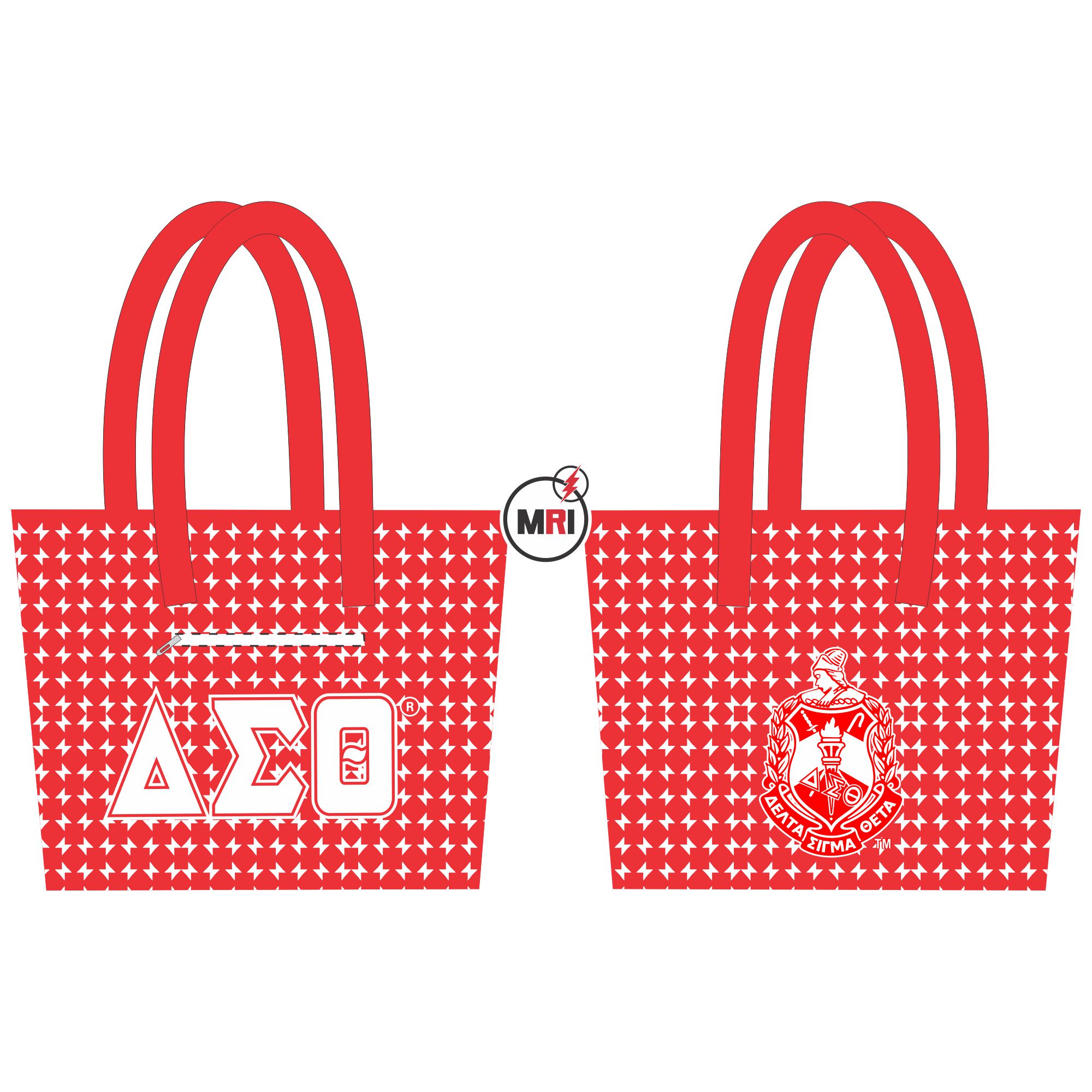 Delta Sigma Theta Sublimation Tote Bag