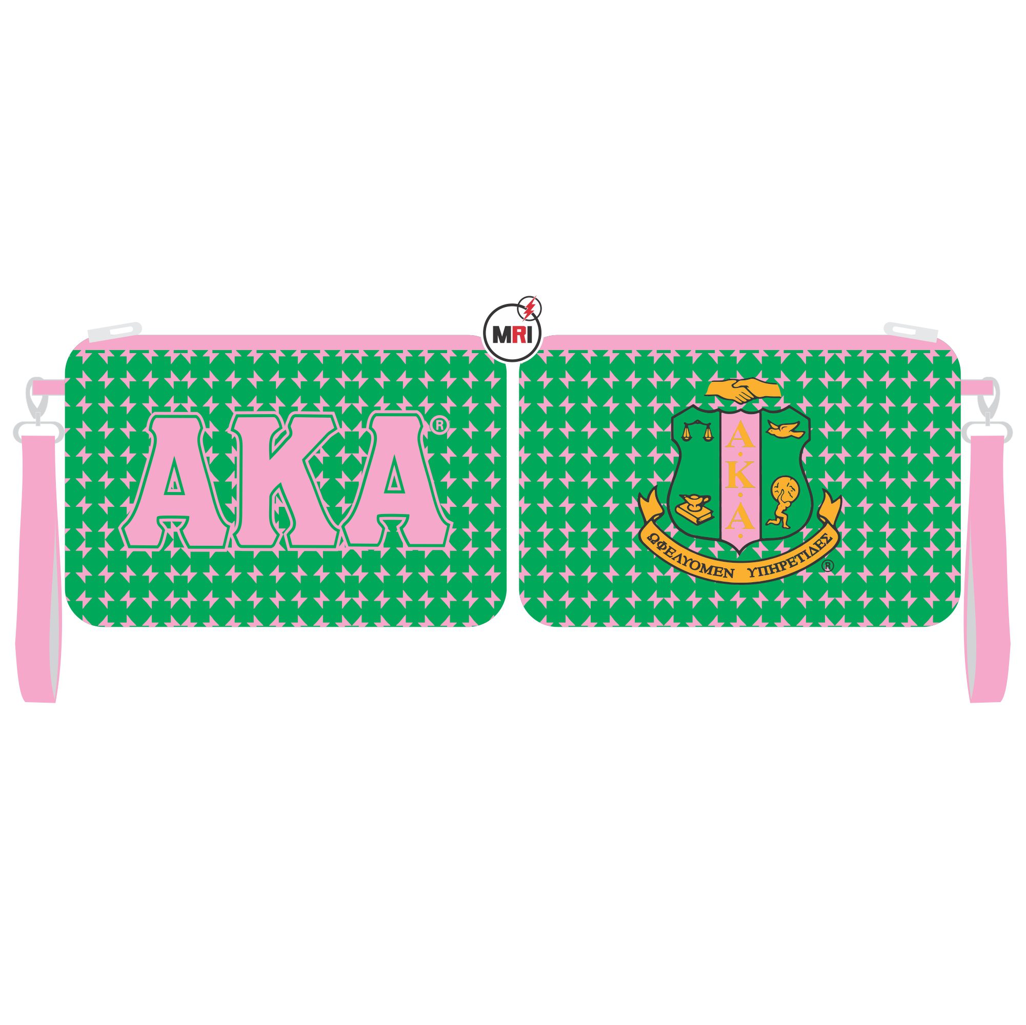 Alpha Kappa Alpha Hand Wristlet