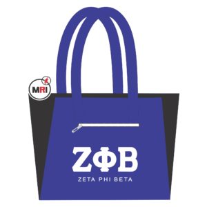 Zeta Phi Beta Sublimation Tote Bag