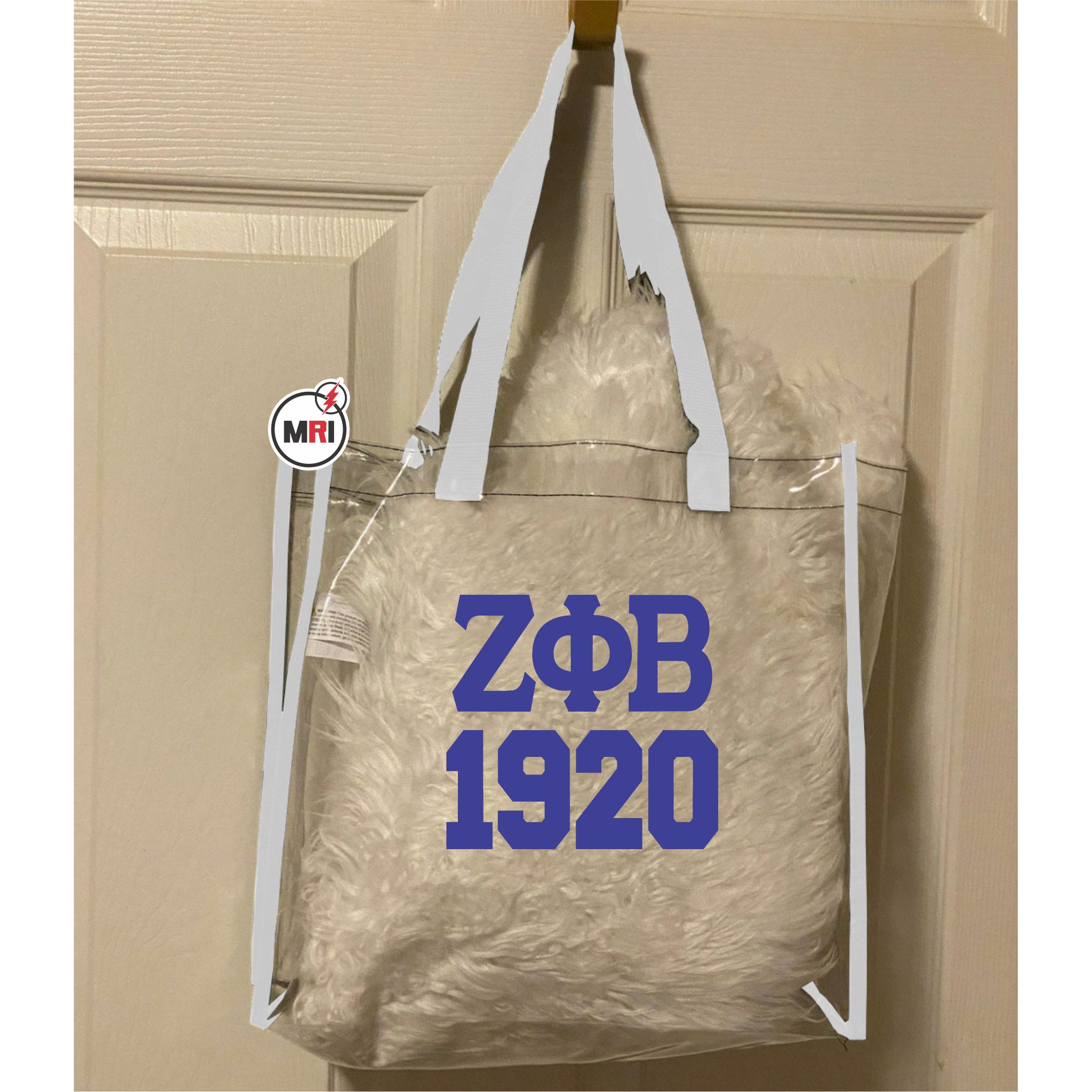 Zeta Phi Beta Clear Bag