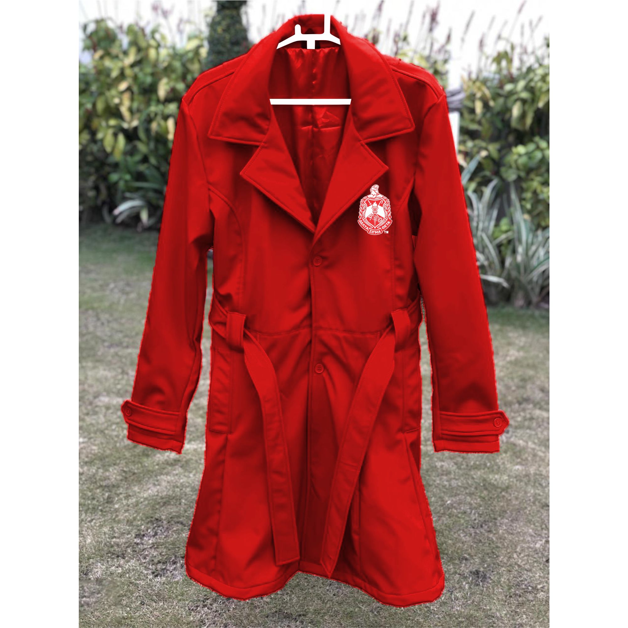 Delta Sigma Theta Trench Coat
