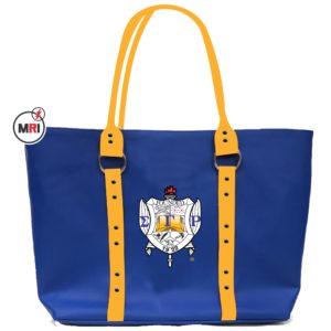 Sigma Gamma Rho PU Leather Tote Bag