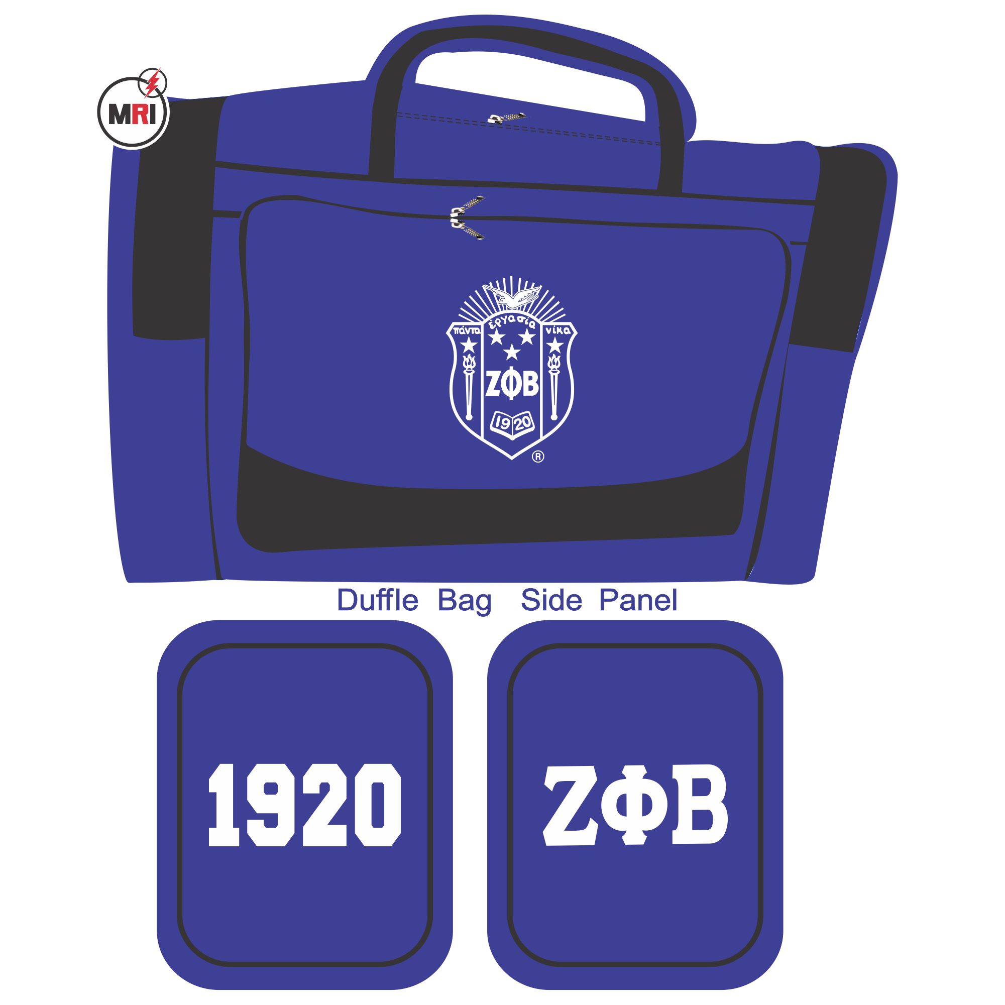 Zeta Phi Beta Duffle Bag