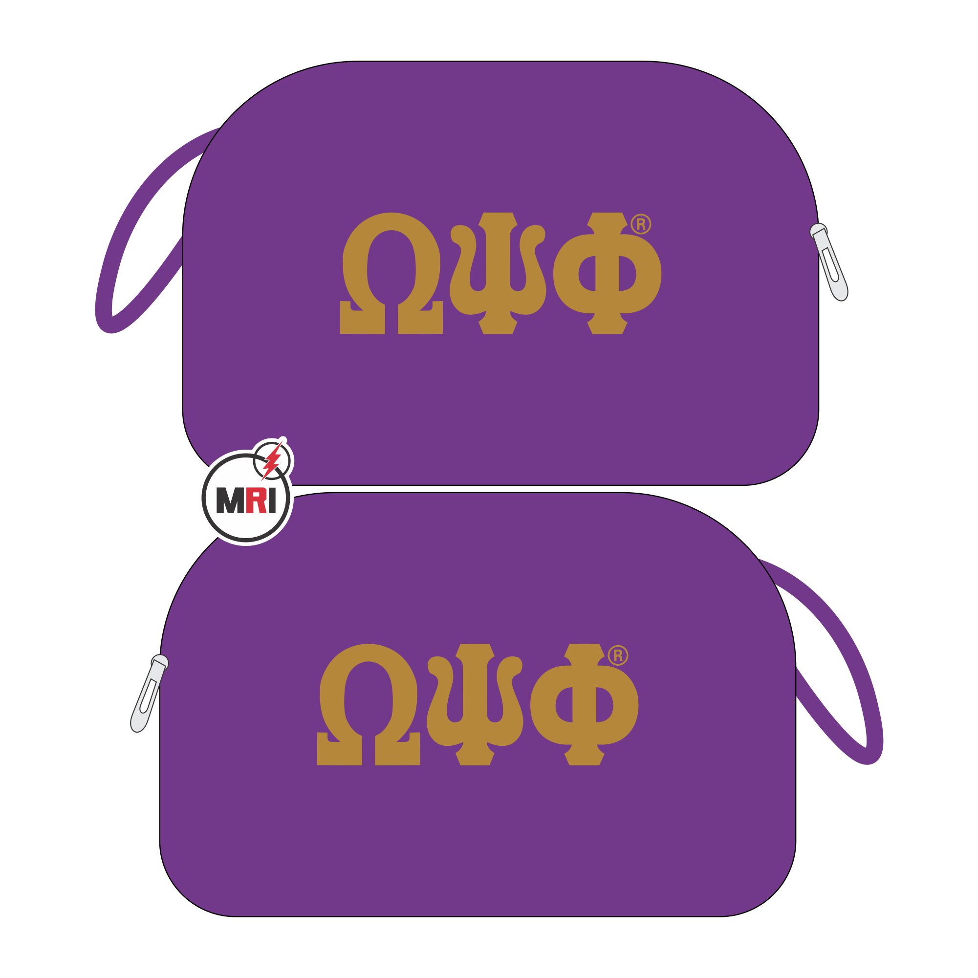 Omega Psi Phi Cosmetic Bag