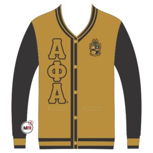 Alpha Phi Alpha Knitted Cardigan Sweater