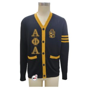 Alpha Phi Alpha Knitted Cardigan Sweater