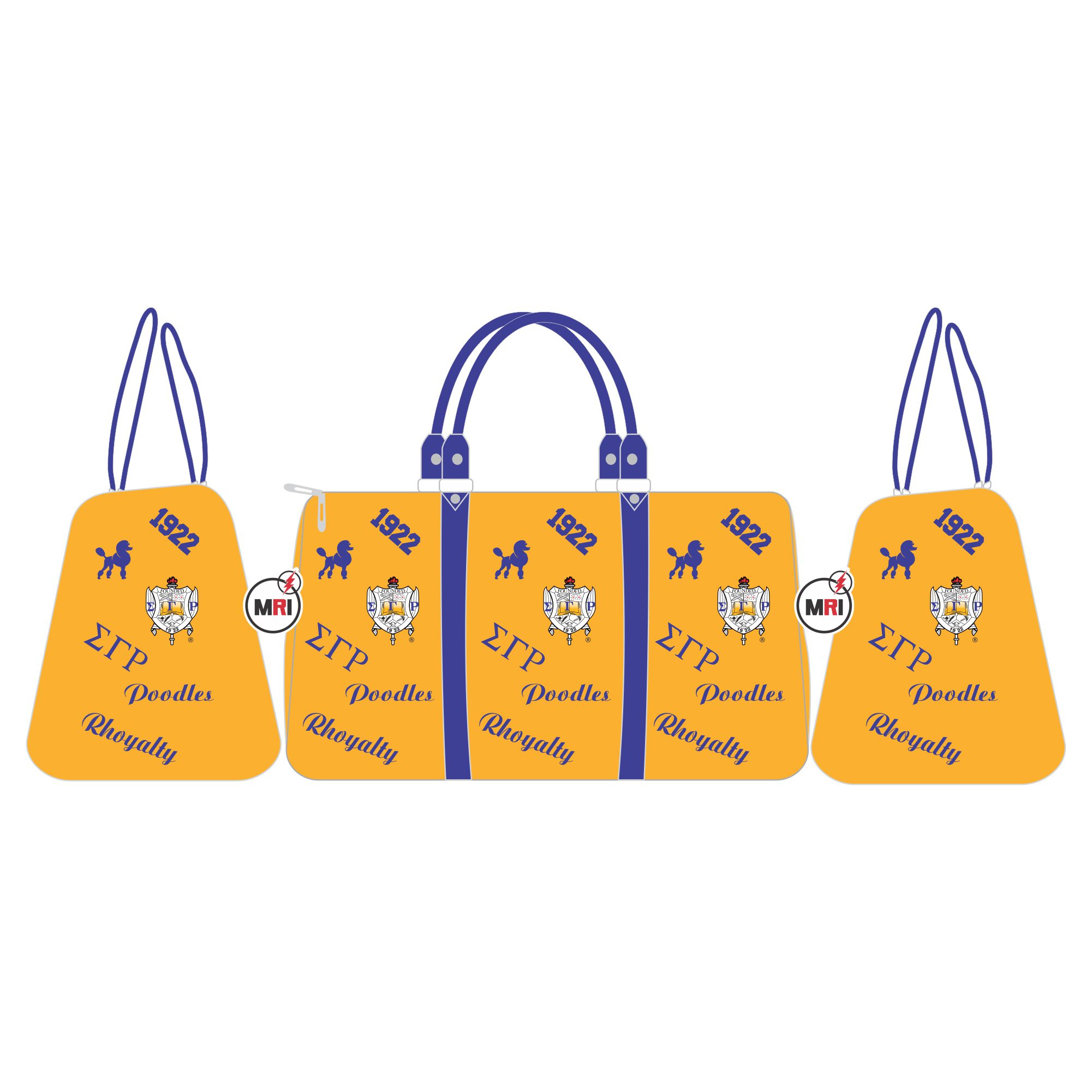 Sigma Gamma Rho Sublimation Duffle Bag