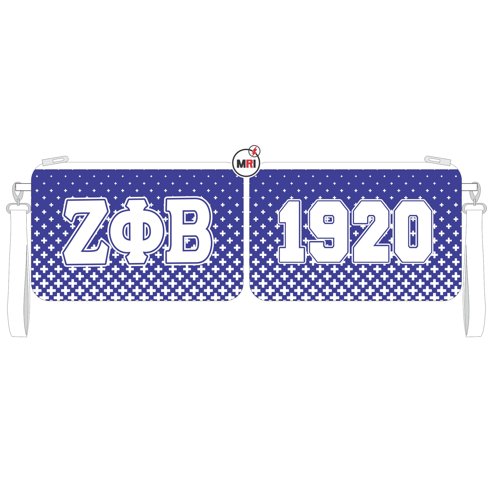 Zeta Phi Beta Hand Wristlet
