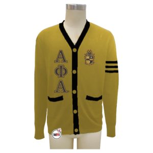 Alpha Phi Alpha Knitted Cardigan Sweater