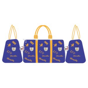 Sigma Gamma Rho Sublimation Duffle Bag