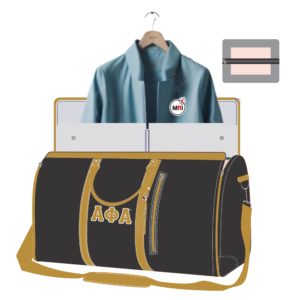 Alpha Phi Alpha Garment Bag Convert Into Duffle Bag
