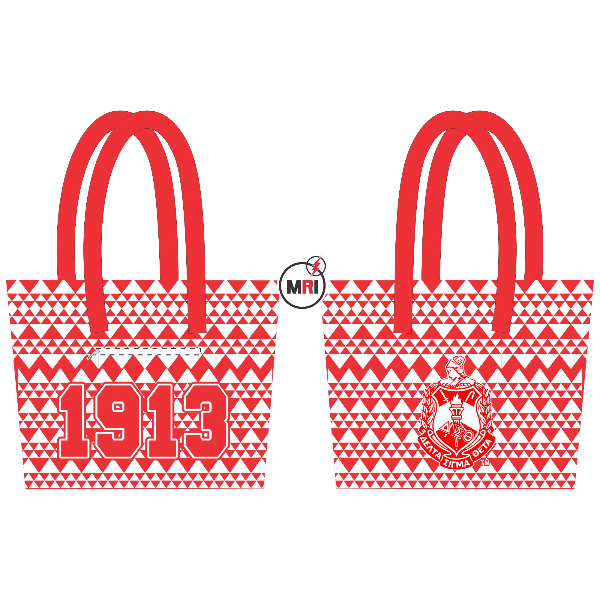 Delta Sigma Theta Sublimation Tote Bag