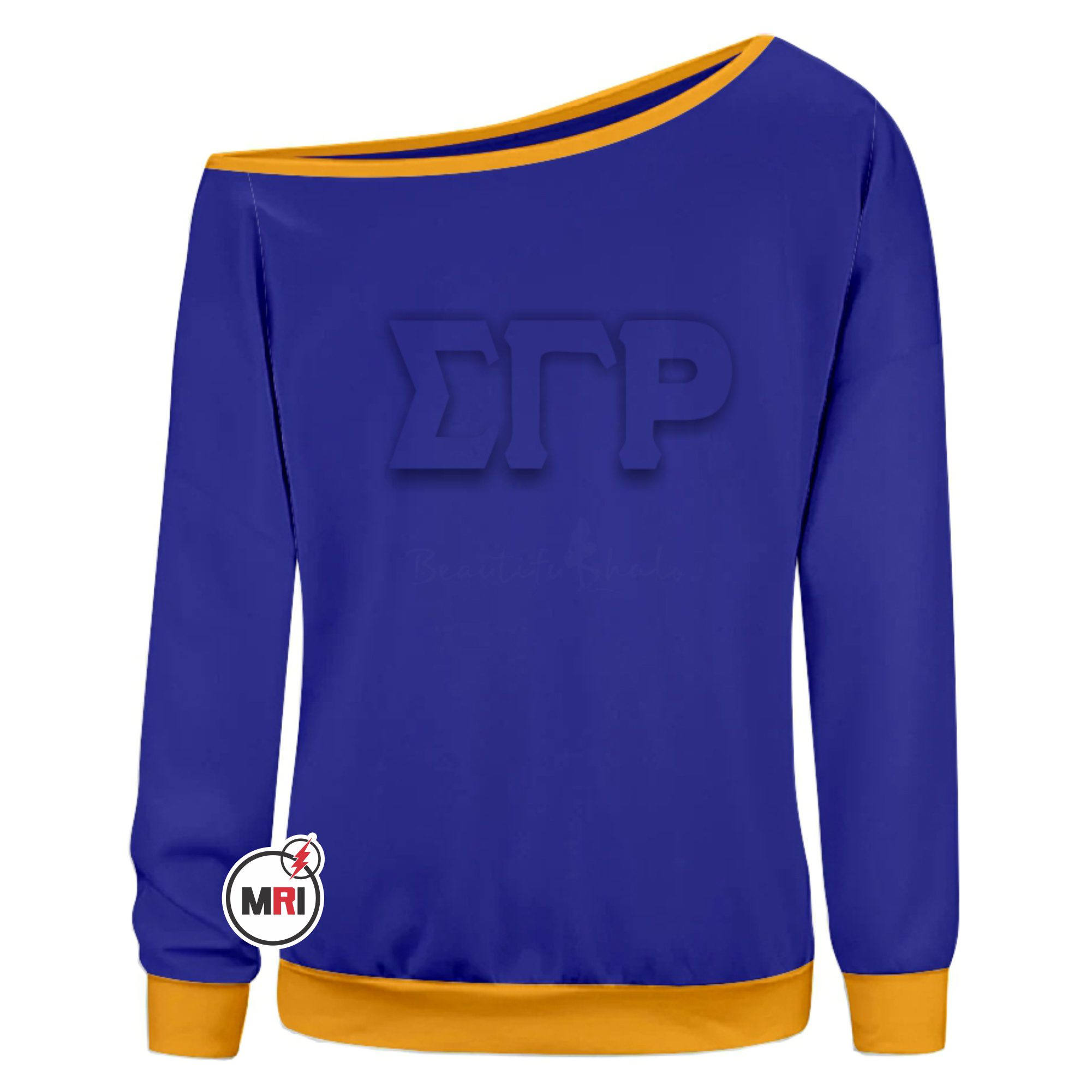 Sigma Gamma Rho Off Shoulder Sweatshirt