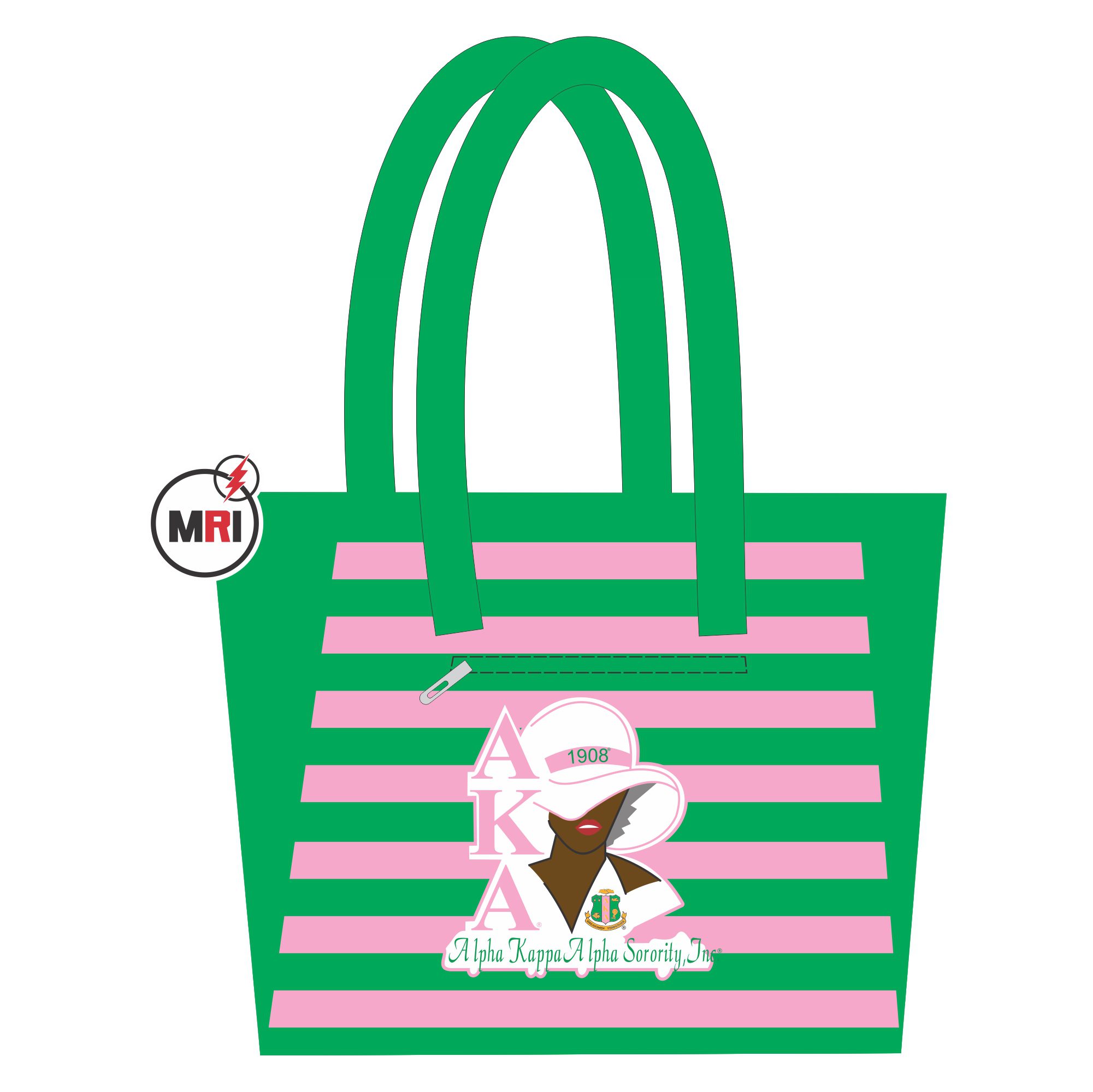 Alpha Kappa Alpha Sublimation Tote Bag