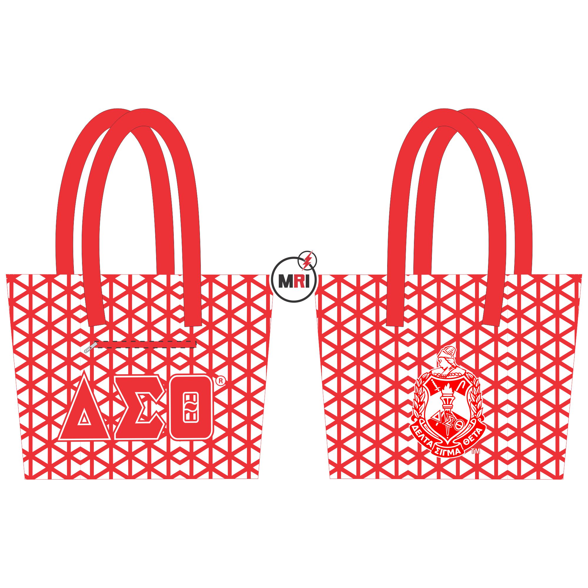 Delta Sigma Theta Sublimation Tote Bag
