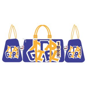 Sigma Gamma Rho Sublimation Duffle Bag