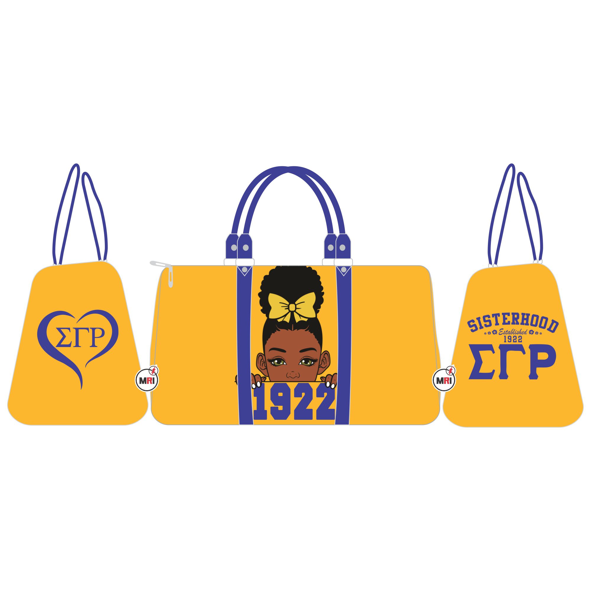 Sigma Gamma Rho Sublimation Duffle Bag