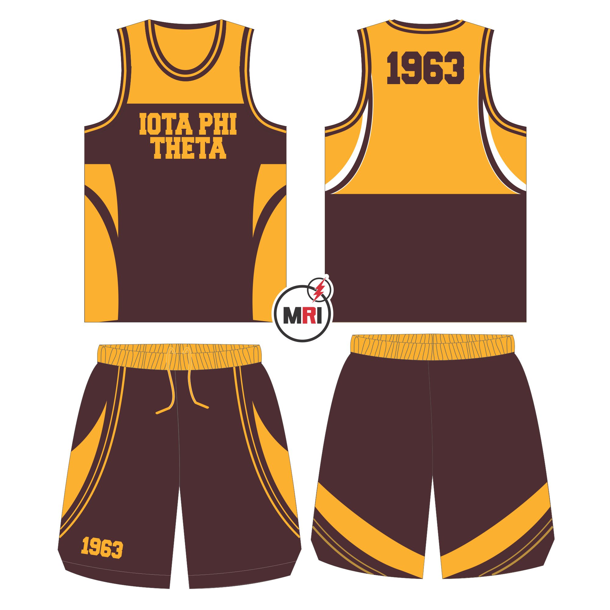 Iota Phi Theta Basketball Set Jersey with Short
