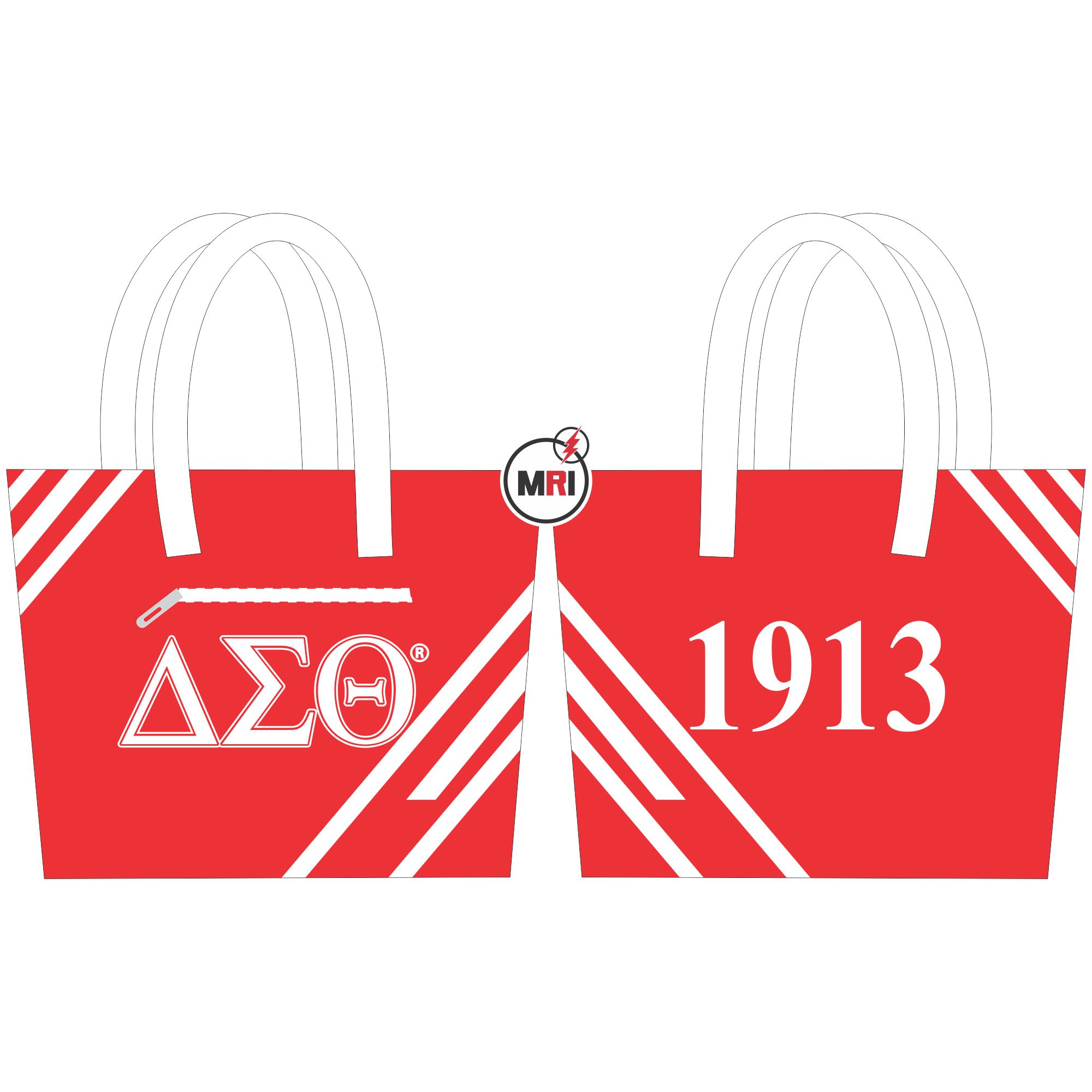 Delta Sigma Theta Sublimation Tote Bag