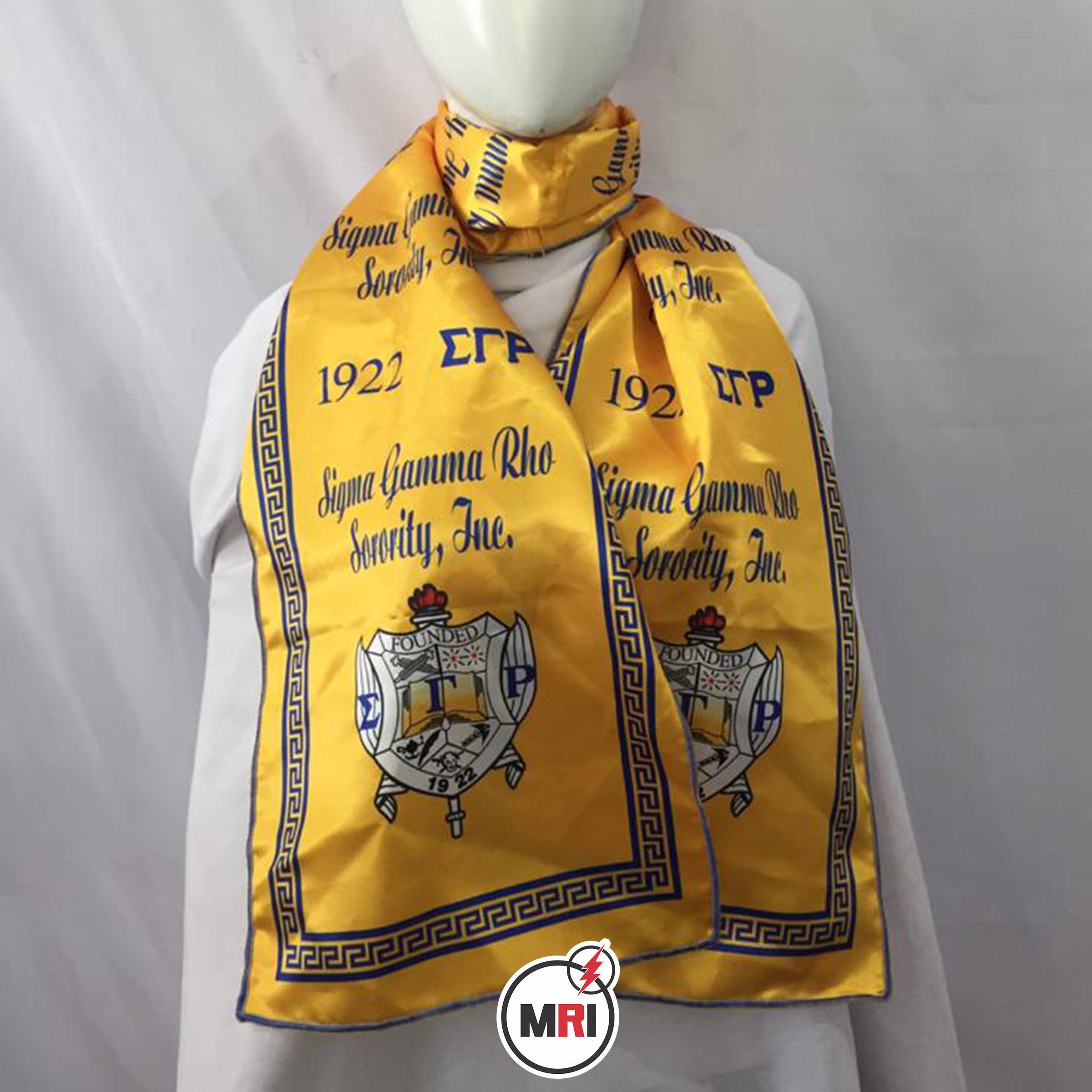 Sigma Gamma Rho Sublimated Silk Scarf