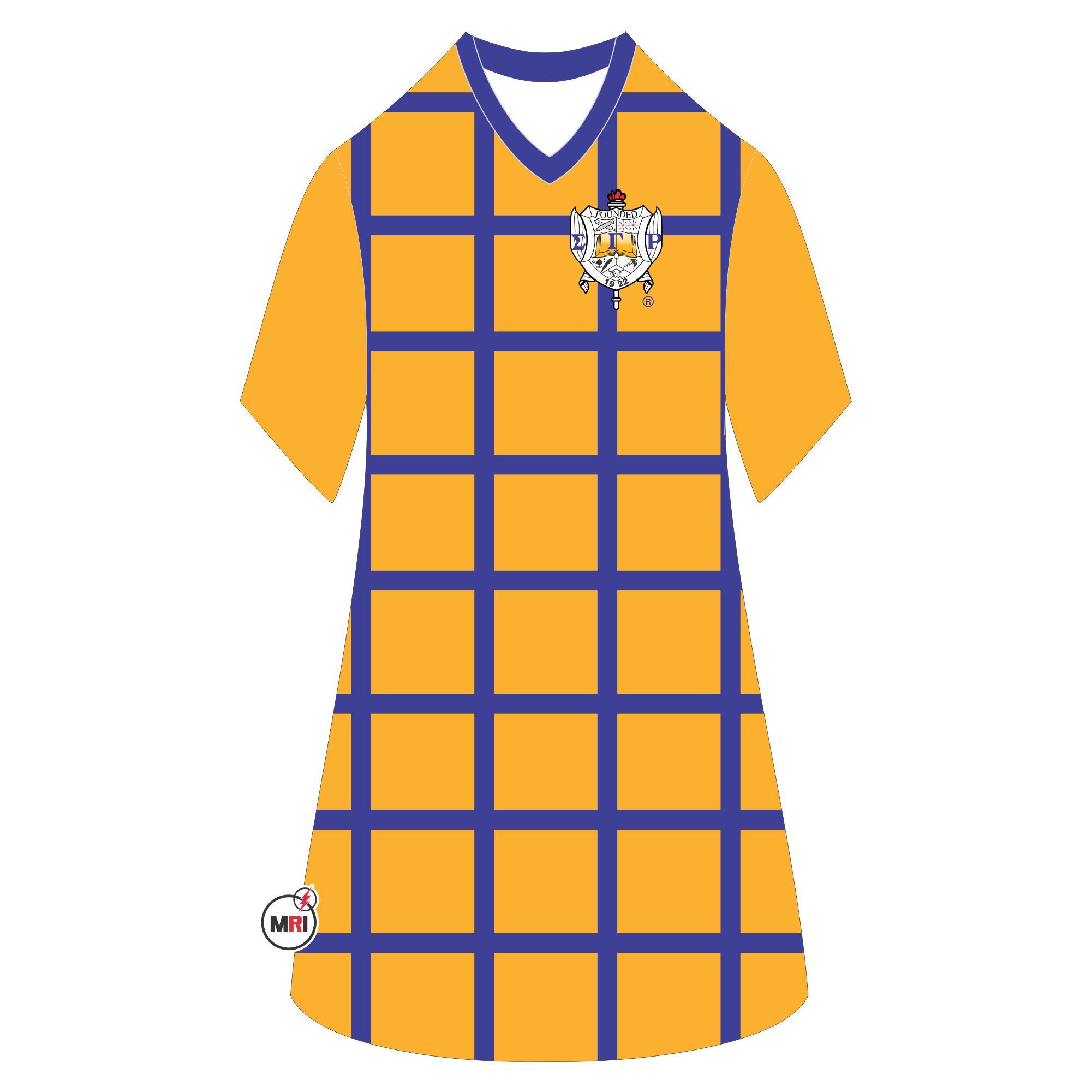 Sigma Gamma Rho V-Neck Women Dress
