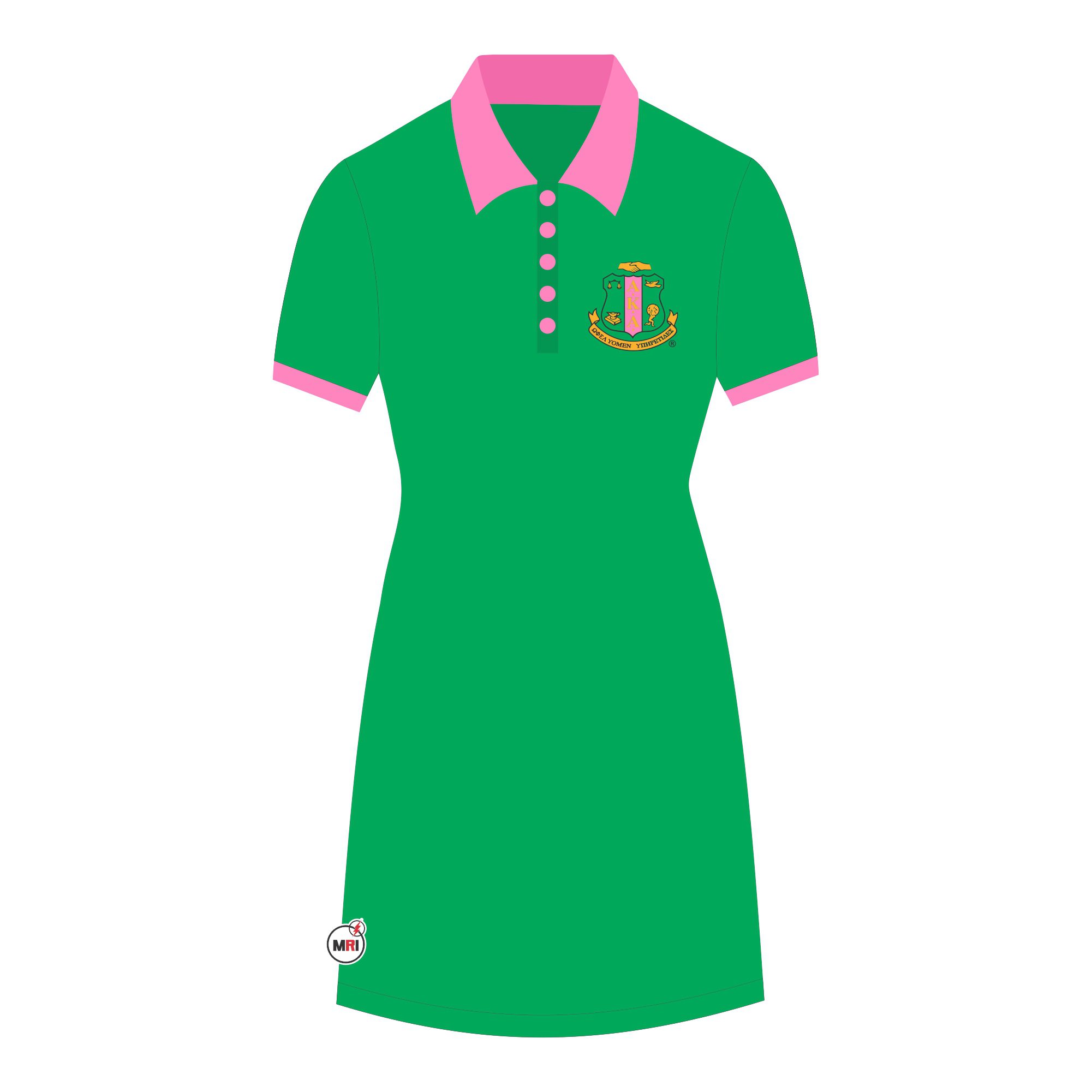 Alpha Kappa Alpha Polo Shirt Dress