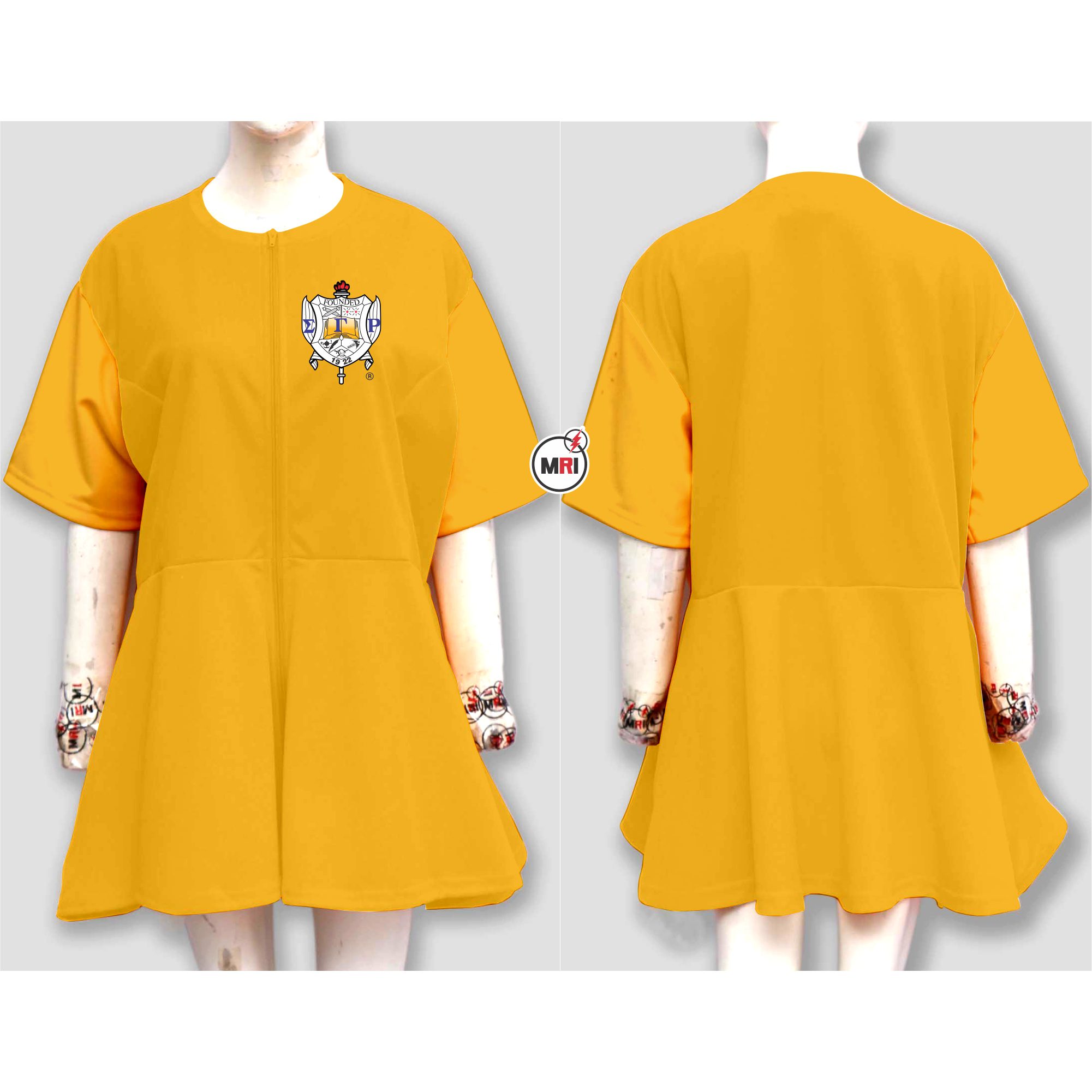 Sigma Gamma Rho Peplum Dress