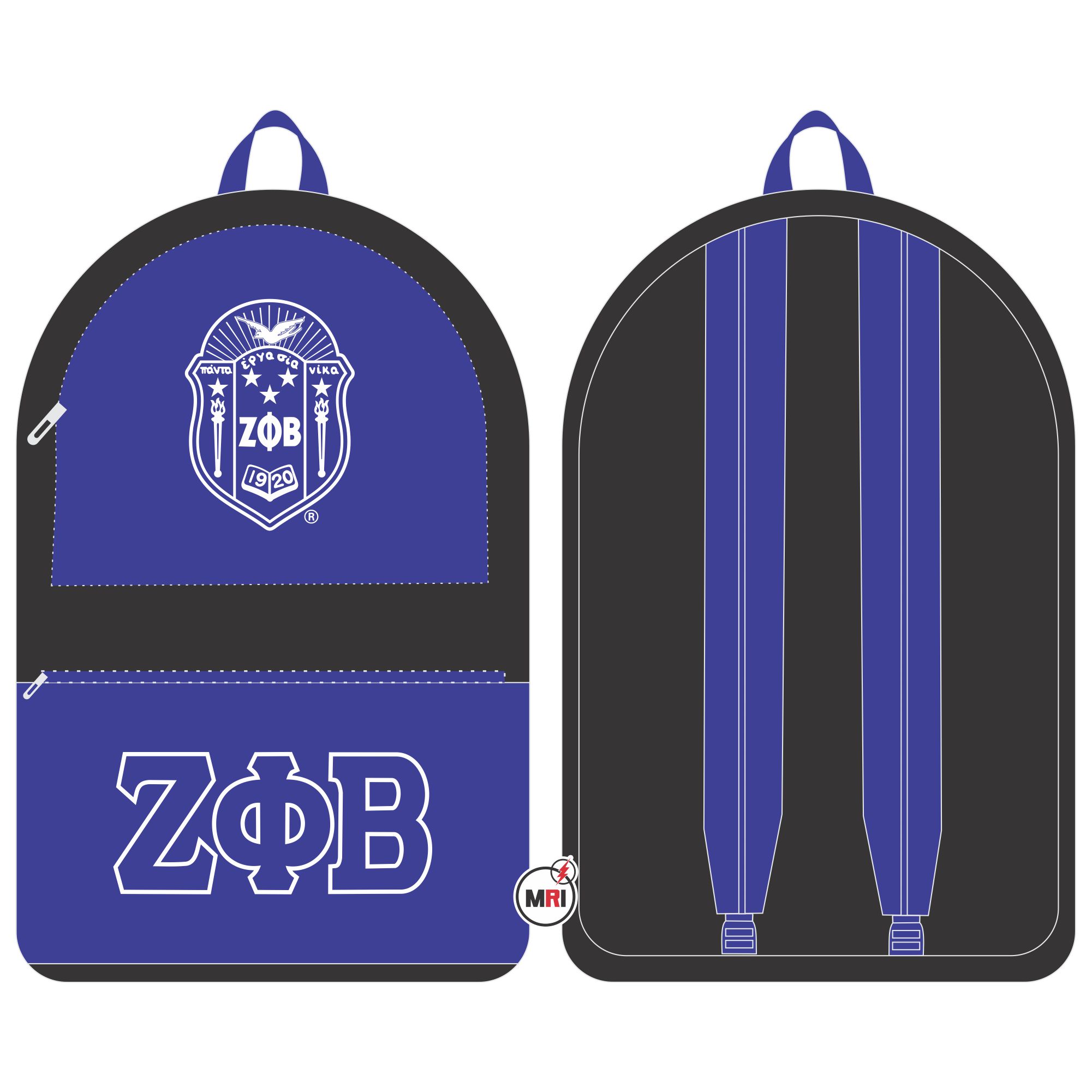 Zeta Phi Beta Backpack