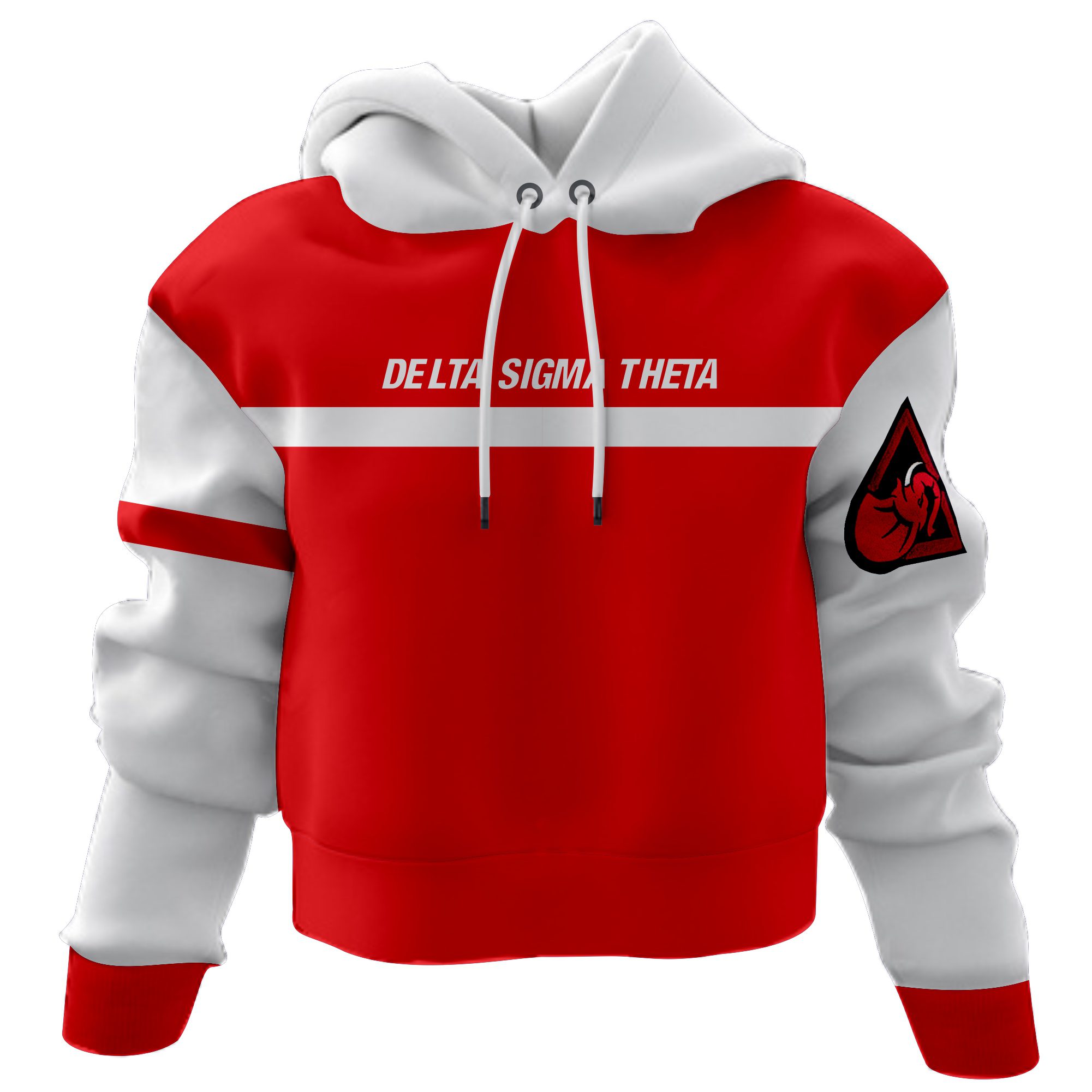 Delta Sigma Theta Crop Hoodie