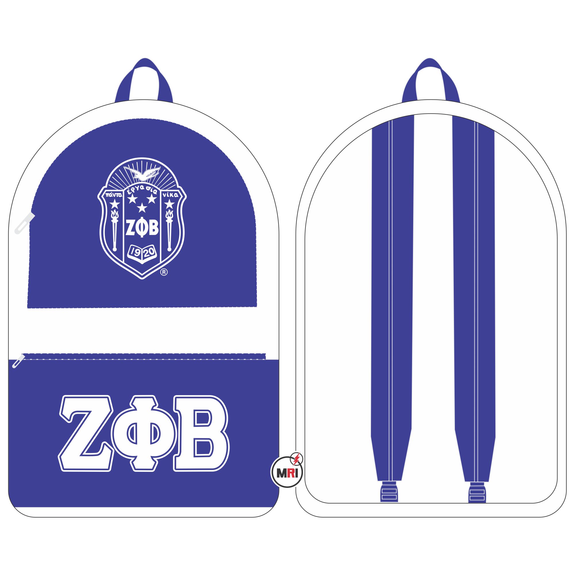 Zeta Phi Beta Backpack