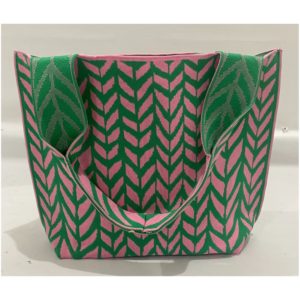 Alpha Kappa Alpha Knitted Tote Bag