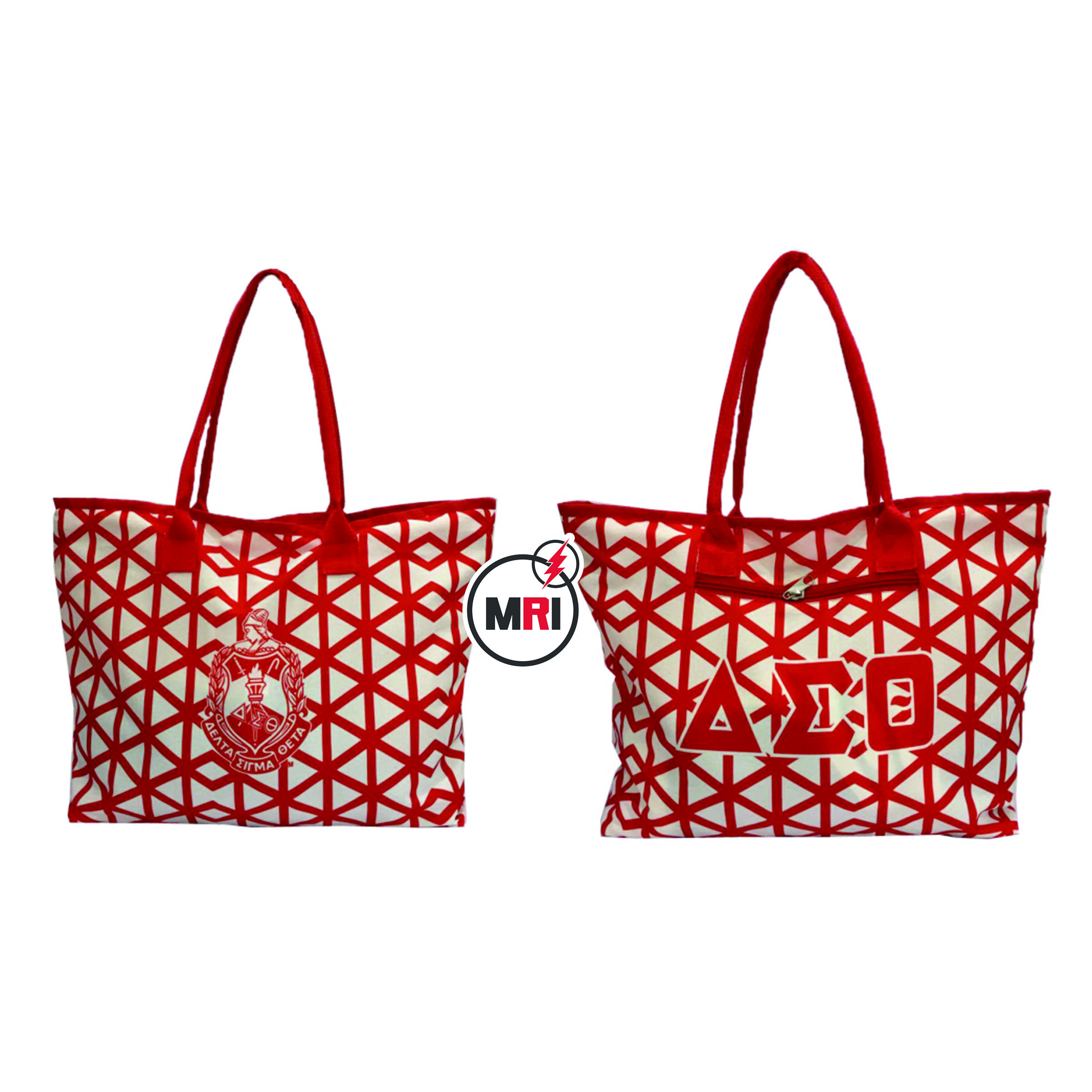 Delta Sigma Theta Sublimation Tote Bag - Image 3