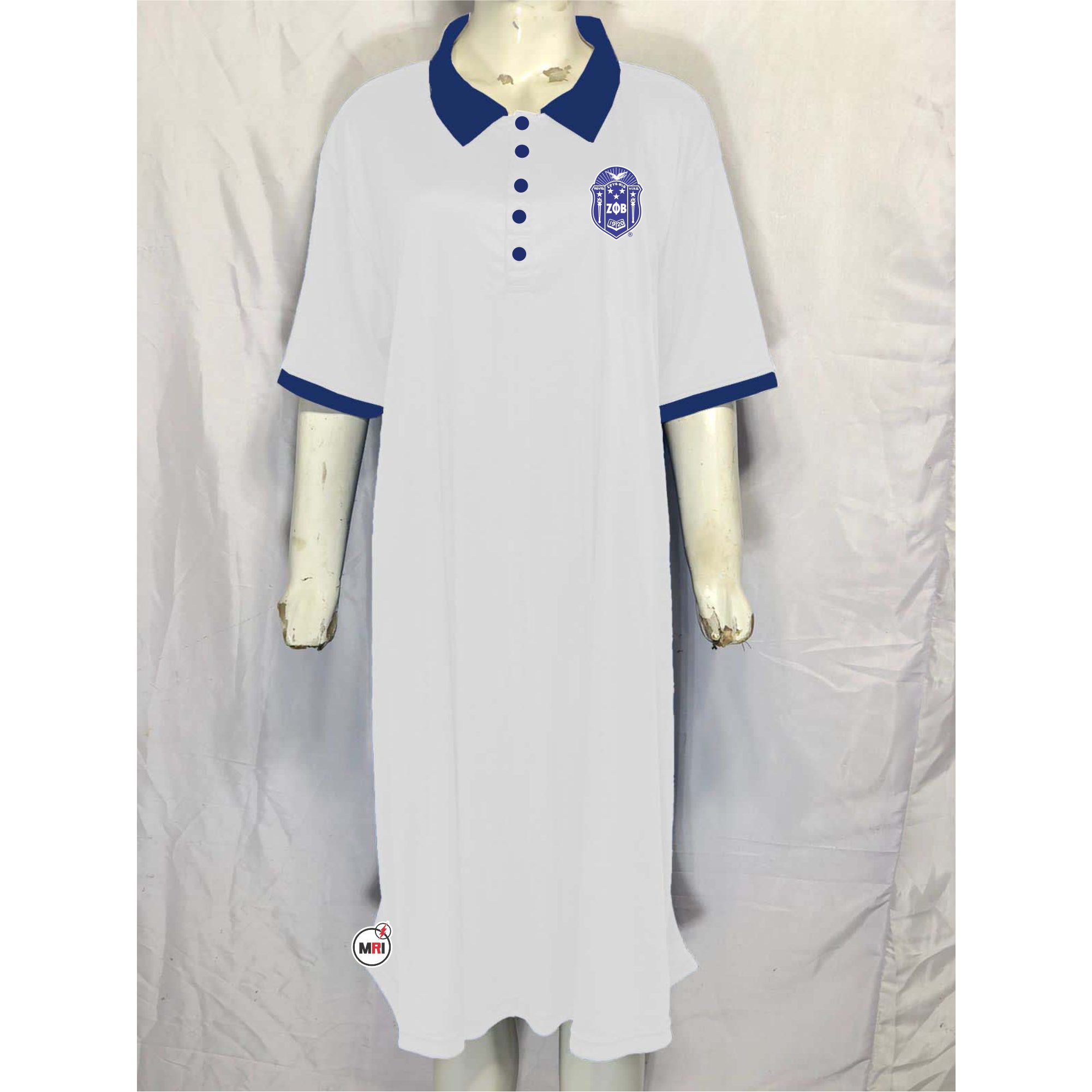 Zeta Phi Beta Polo Shirt Dress