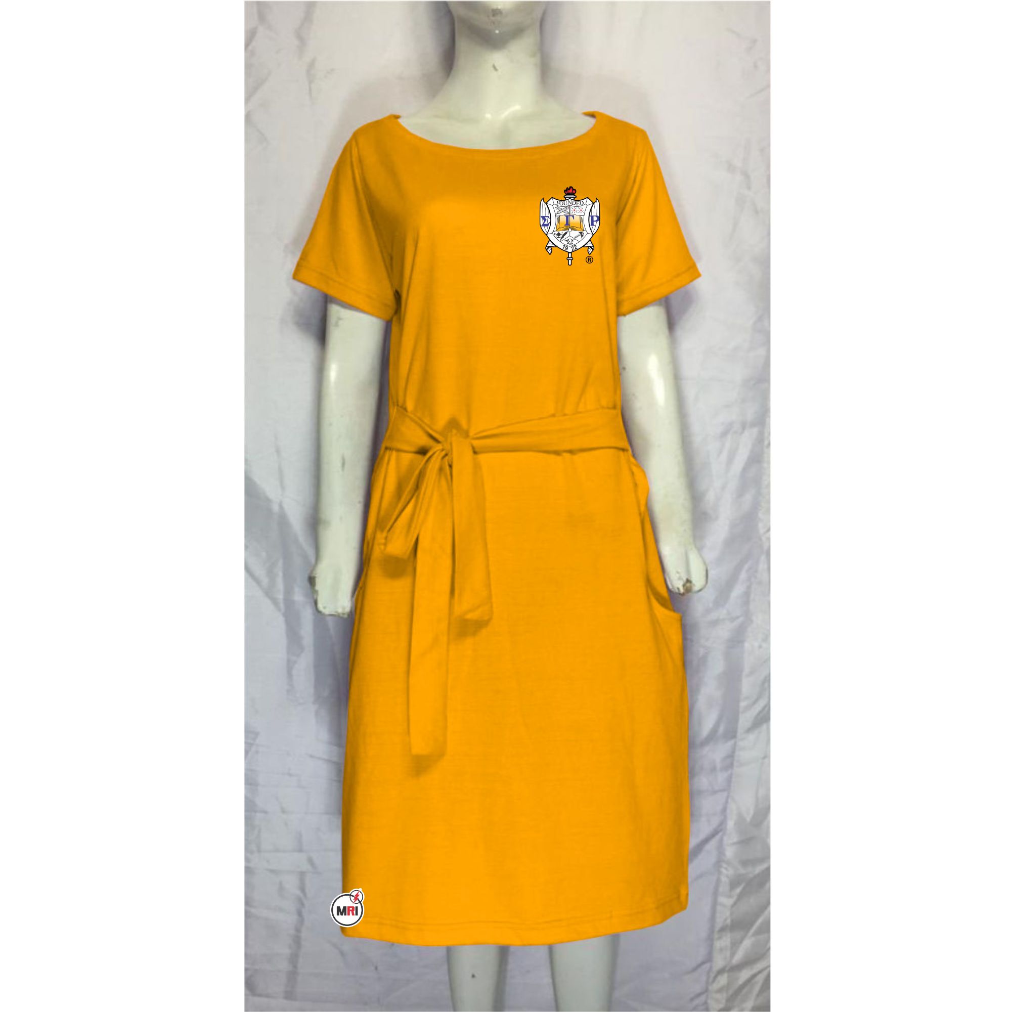 Sigma Gamma Rho Belt Style Women Dress