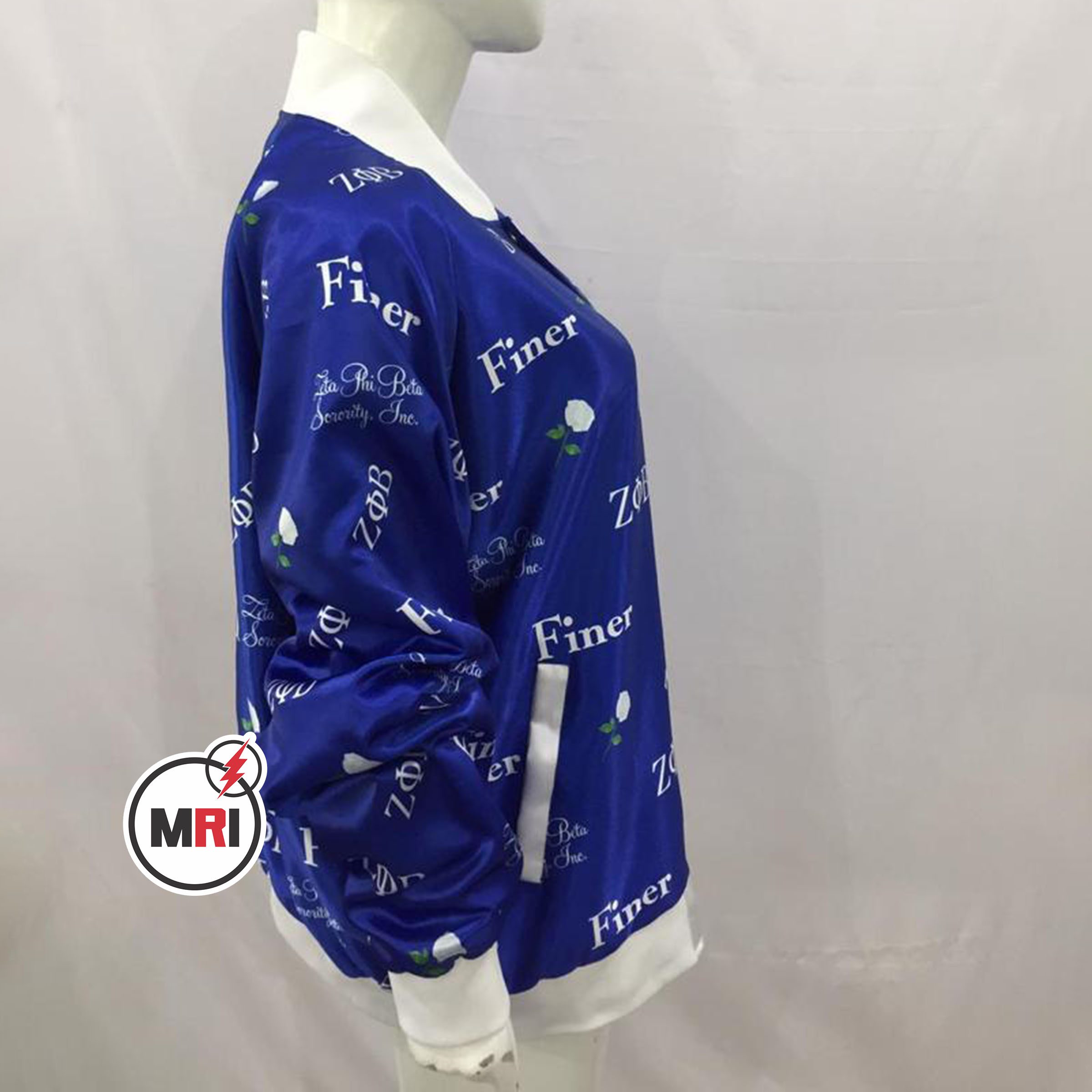 Zeta Phi Beta Sublimated Satin Jacket - Image 2
