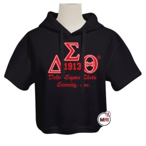Delta Sigma Theta Crop Hoodie
