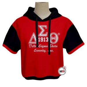 Delta Sigma Theta Crop Hoodie