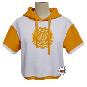 The Order Of The Golden Circle Crop Hoodie