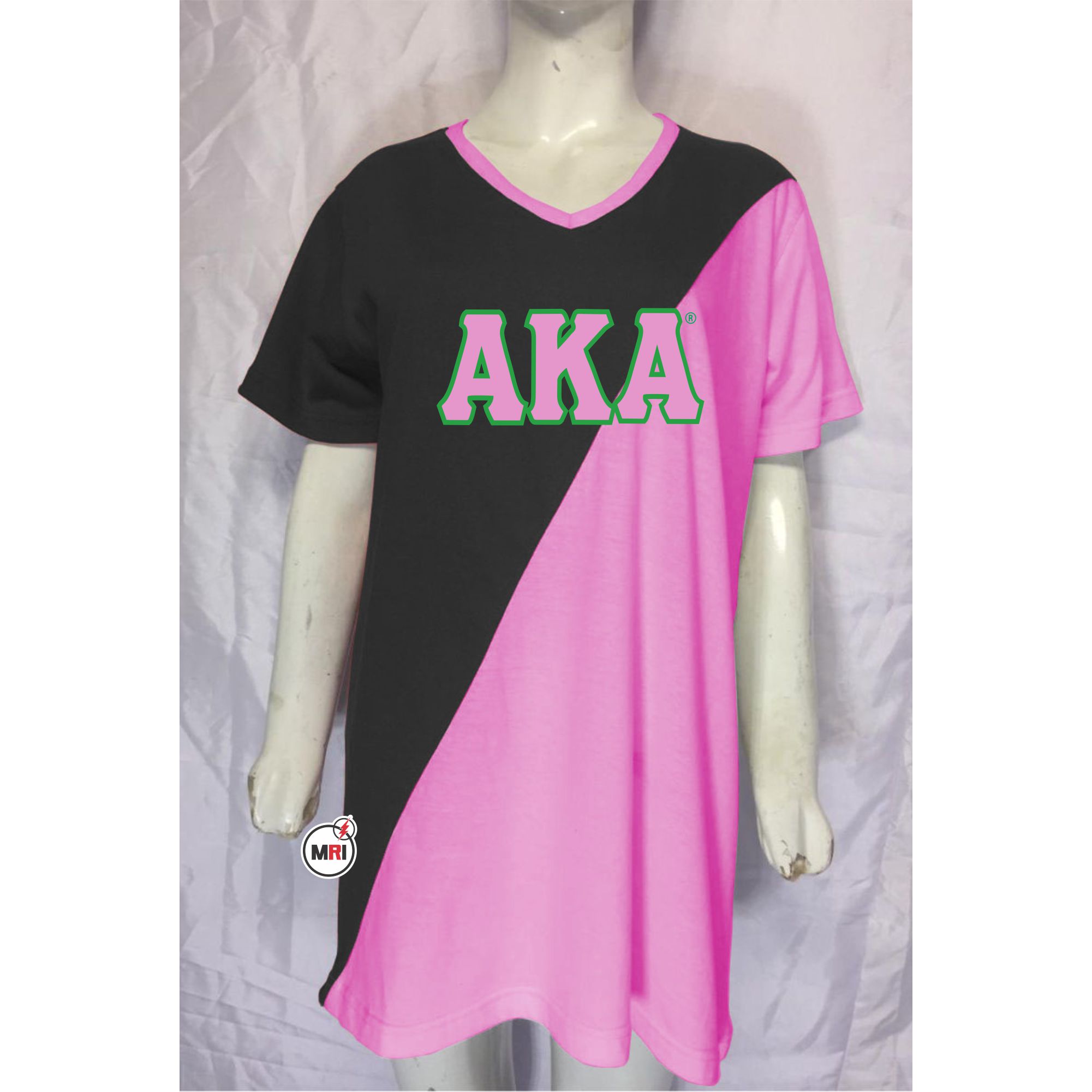 Alpha Kappa Alpha Two Tone T Shirt