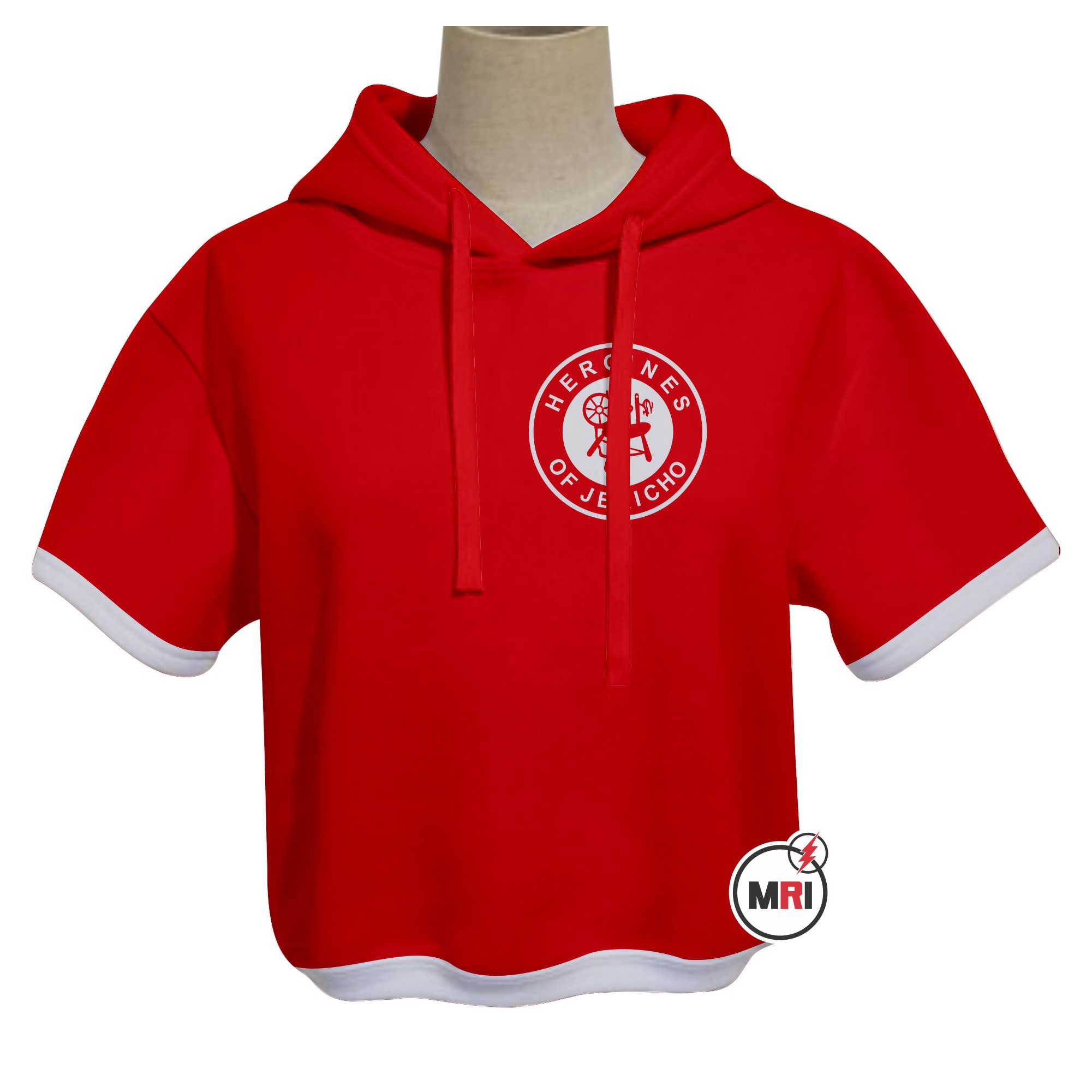 Heroines Of Jericho Crop Hoodie