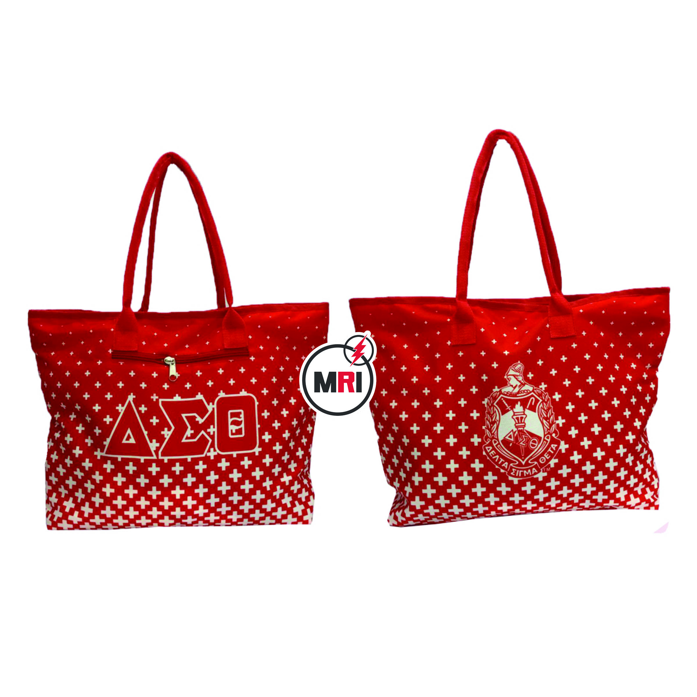 Delta Sigma Theta Sublimation Tote Bag - Image 3